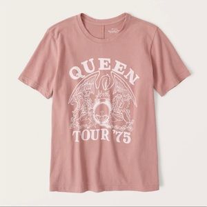 Abercrombie & Fitch 90s Queen Relaxed Band Tee